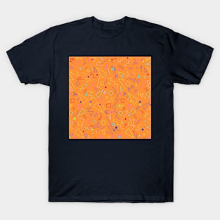 80’s Baby Geometric - orange T-Shirt